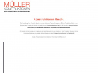 mueller-konstruktionen.de Webseite Vorschau