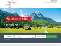 scharf-reisen.eu Webseite Vorschau