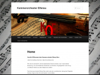 kammerorchester-elfenau.ch Webseite Vorschau