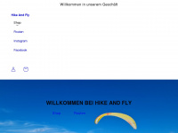 hikeandfly.com Webseite Vorschau