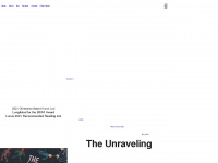 the-unraveling.com Webseite Vorschau