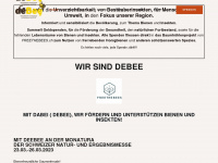 mit-debee.ch Webseite Vorschau