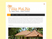 villa-malina.com Webseite Vorschau