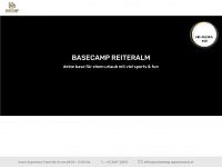 basecamp-reiteralm.at Webseite Vorschau