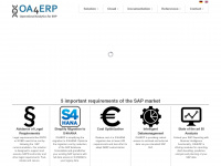 oa4erp.com Webseite Vorschau