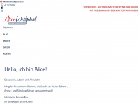 alice-westphal.de Webseite Vorschau
