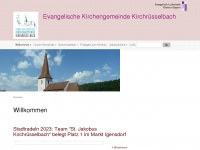 kirchruesselbach-evangelisch.de Webseite Vorschau