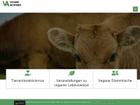 vegane-aktionen.net Webseite Vorschau