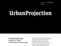 urbanprojection.de Webseite Vorschau