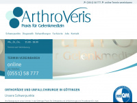 arthroveris.de Webseite Vorschau