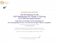 hep-academy.com Webseite Vorschau