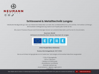 neumann-metall.at Webseite Vorschau