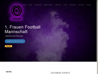 venom-football.de Webseite Vorschau