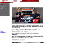 drk-kuessaberg.de Webseite Vorschau
