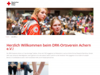 drk-achern.de Webseite Vorschau