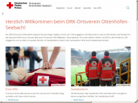 drk-ottenhoefen-seebach.de Webseite Vorschau