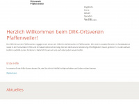drk-pfaffenweiler.de Webseite Vorschau