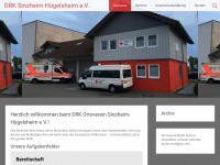 drk-sinzheim-huegelsheim.de Webseite Vorschau
