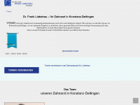 dr-liebetrau.de Webseite Vorschau