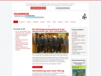 feuerwehr-lossburg.de Webseite Vorschau