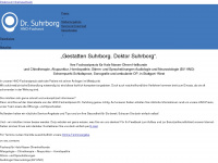drsuhrborg.de Webseite Vorschau