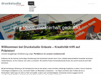 druckstudiograessle.de Webseite Vorschau