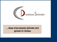 druckteam-schneider.de Webseite Vorschau
