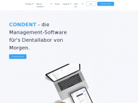 condent.ch Webseite Vorschau