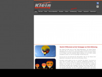 klein-ballooning.de Webseite Vorschau