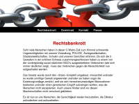 rechtsbankrott.ch Webseite Vorschau