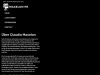 maxelon-pr.de Webseite Vorschau