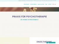 psychotherapie-schreckenbach.de Webseite Vorschau