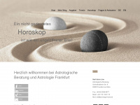 astrologie-loew.de Webseite Vorschau