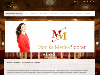 monikamedek.com Webseite Vorschau