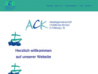 ack-in-freiburg.de Webseite Vorschau