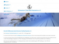 schwimmclub-badnauheim.de Webseite Vorschau
