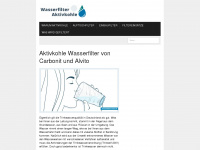 aktivkohlefilter-wasser.de Webseite Vorschau