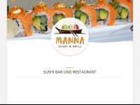 manna-restaurants.de Webseite Vorschau