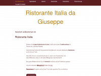 ristorante-italia-hl.de Webseite Vorschau