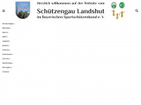 schuetzengau-landshut.com Webseite Vorschau