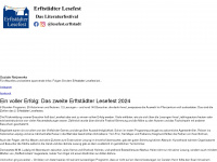 lesefest-erftstadt.de Webseite Vorschau