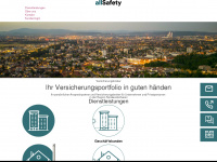 allsafety.ch Webseite Vorschau