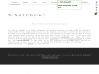 weingut-pongratz.at Webseite Vorschau