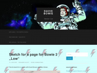 bowie-comic.com Webseite Vorschau