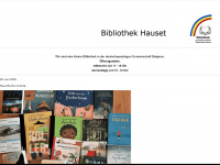 bibliothek-hauset.be Webseite Vorschau