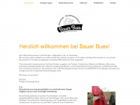 bauerbues.de Webseite Vorschau