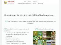 biodiversity4you.ch Webseite Vorschau
