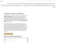 helikopterflug-mallorca.de Webseite Vorschau