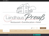 landhaus-preuss.de Webseite Vorschau