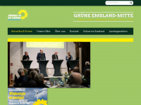 gruene-emsland-mitte.de Webseite Vorschau